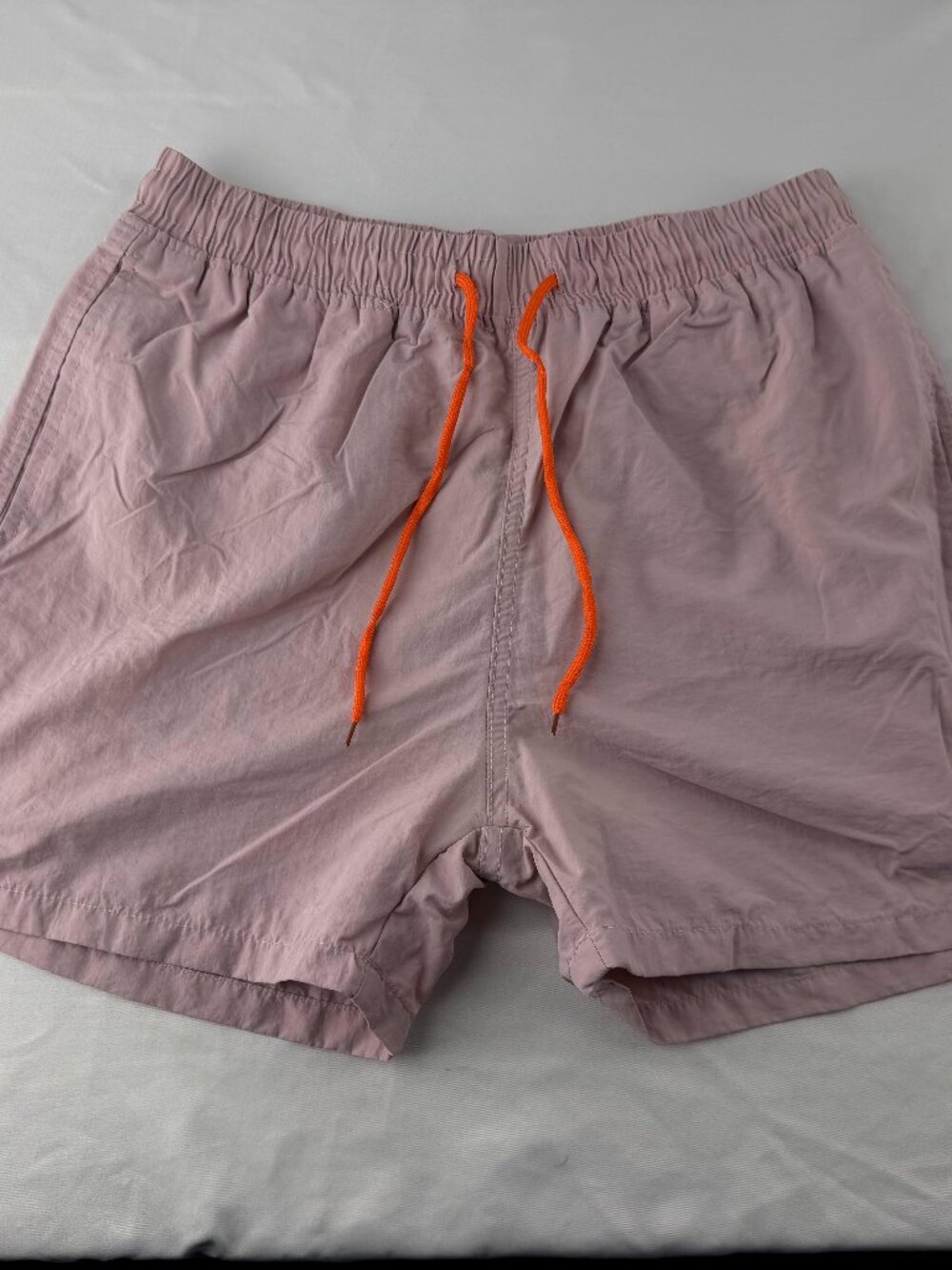 Men Pink Swim Trunks Board Shorts Mesh Compression Liner Size S